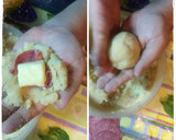 Foto del paso 2 de la receta: Bombas de papa rellenas salame y muzzarella/jamón y muzzarella