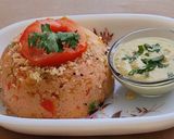 A picture of step 7 of Tomato Upma.