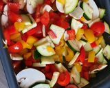 Ofen-/Grillgemüse Rezeptschritt 2 Foto