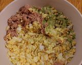 Foto del paso 2 de la receta: Conitos de atún, palta y huevo duro