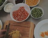 Hình bước làm 1 của món Russian salad