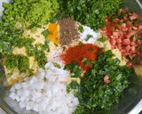A picture of step 1 of Makki ka Dhokla.