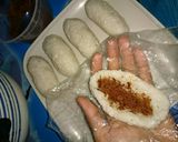 Foto langkah ke 5 dari resep Lemper isi abon ala solo.