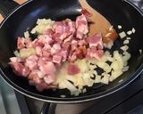 Une image de l'étape 6 de Fondue de poireaux au lard, oignon, crème et épices.