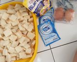 Foto langkah ke 1 dari resep Pudding Roti Tawar Kukus.