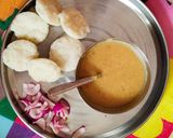 A picture of step 5 of Andhra Pradesh style idli.