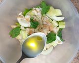 A picture of step 2 of Pear and Mint Gazpacho.