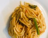 A picture of step 4 of Corn spaghetti.