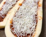 Bolognais cukkini hajó recept fázis 3 fotója
