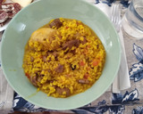 Foto del paso 12 de la receta: Arroz con pollo e higaditos bachateros