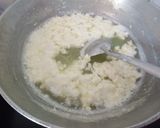 A picture of step 1 of Angoori Rasgulla ki kheer.