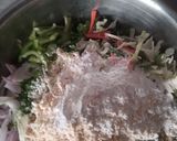 A picture of step 2 of Healthy Veggie Pancakes.