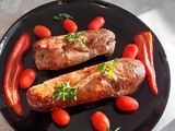 Mușchiuleț de porc umplut cu ciuperci și bacon