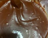 A picture of step 2 of Eggless brownie cake.