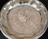 A picture of step 3 of Eggless Banana walnut cake.
