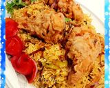 A picture of step 1 of #Matar #Briyani #With #Chicken #Broast...!! #CookpadApp.