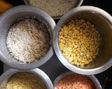 A picture of step 1 of Mix daal dosa.