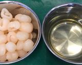 รูปขั้นตอนการทำที่ 1 ของ ตะโก้ 3 สหาย [สาคู ข้าวโพด ลำไย] #ทำง่ายต่างแดน