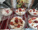 Pas rețetă Spaghete din clătite cu mix de fructe și topping de caramel 2 fotografie