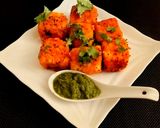 A picture of step 9 of Hot and SpicyTandoori Dhoklas.