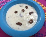 A picture of step 1 of Sago and Nuts Phirni.