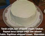 Foto langkah ke 8 dari resep Matcha Mille Crepe Cake.