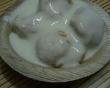 A picture of step 10 of Dahi Bhalla.