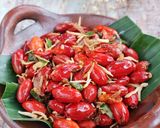 Foto langkah ke 3 dari resep Oseng Kulit Melinjo Teri #recook_dina_ummukhal.