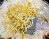 Foto del paso 6 de la receta: Tallarines en salsa de queso con ibérico