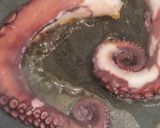 A picture of step 3 of Paella Rice with Octopus Finished in the Oven.