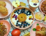 Hình bước làm 2 của món Bánh táo rau câu