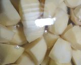 A picture of step 1 of Khattay Aloo 😋.