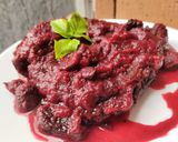 Foto del paso 8 de la receta: Berenjena🍆en salsa ahumada con champiñones🍄y remolacha🍄