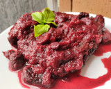 Foto del paso 8 de la receta: Berenjena🍆en salsa ahumada con champiñones🍄y remolacha🍄