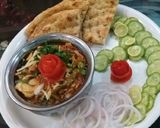 A picture of step 6 of Eid special peshawari chicken karahi.