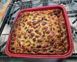 Une image de l'étape 11 de Clafoutis aux cerises et vanille.