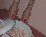 A picture of step 4 of Dahi Bhalley.