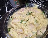 Mustáros tepsis csirke recept fázis 2 fotója