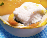 Foto del paso 9 de la receta: Mangos 🥭 rellenos de mousse de coco 🥥