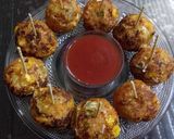 A picture of step 3 of Oil free veg lollipop.