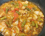 Foto del paso 4 de la receta: Tortilla de Espárragos verdes con Bacalao y Pimientos asados