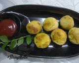 A picture of step 3 of Aloo Bonda.