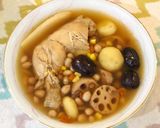 Hình bước làm 5 của món Gà Hầm Bát Bửu dùng Nồi Ủ