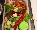 A picture of step 2 of Left-over Salad Lunch.