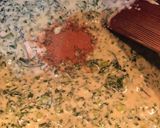 A picture of step 7 of Methi Matar Malai.