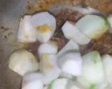 A picture of step 3 of Tinday with Chicken Keema 🥰.