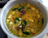 A picture of step 3 of Masala Bhat.