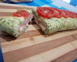 Foto del paso 3 de la receta: Brazo gitano de calabacín relleno🥒🧀