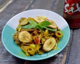 Hình bước làm 5 của món Bò Tơ Xào Lăn Chuối Xanh