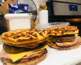 Foto del paso 2 de la receta: Chaffles de chicharrón sweet and salty